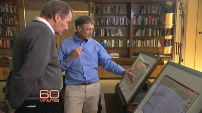 Năm 1994, Bill Gates đã chi 30,8 triệu USD để mua một bản thảo 500 tuổi của họa sĩ lừng danh Leonardo da Vinci. Được biết, bản thảo này minh họa một số quan sát về khoa học.