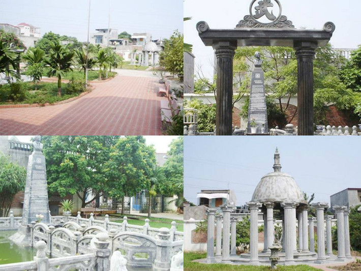 Đại gia này không tiếc tay khi khi hơn 1 triệu USD để hoàn thành ngôi mộ độc nhất vô nhị rộng hơn 3.000 m2 ở giữa thành phố Hải Phòng. Để bắt tay xây dựng lăng mộ cho mình, ông Khánh đã khăn gói quả mướp vào tận khu vực núi Nhồi, Thanh Hóa để tự tay chọn những khối đá đẹp và đắt nhất.