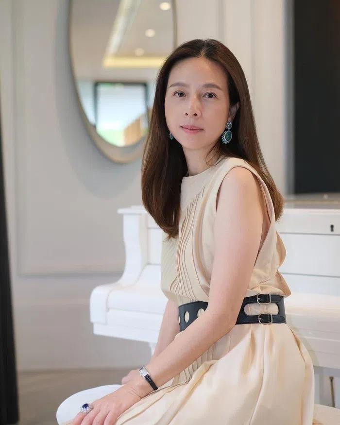 ì bắt đầu sự nghiệp với tư cách là chủ sở hữu của nhà phân phối Hermès Thái Lan, người hâm mộ không ngạc nhiên khi thấy cô luôn phối cùng những chiếc túi hàng hiệu.