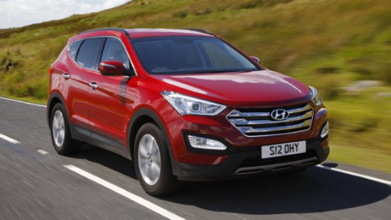 Hyundai Santa Fe: Xe sở hữu công suất 194 bhp, mô-men xoắn cực đại 311vòng/phút với khả năng tăng tốc 0- 99 km/h trong 10,1 giây và đạt tốc độ tối đa 189 km/h.