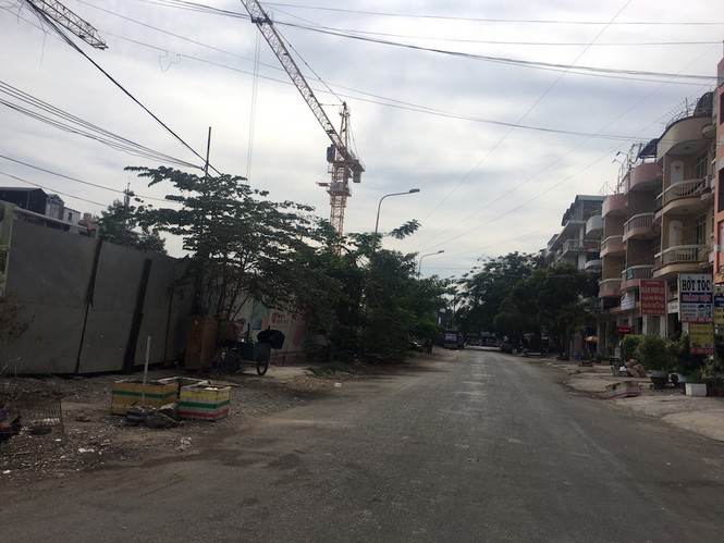 ##s###Mặt tiền dự án trên đường số 7.
