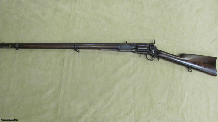 Đứng thứ tư trong danh sách là súng trường ổ quay Colt 1855, do Samuel Colt, người phát minh ra súng lục ổ quay hiện đại phát minh ra; ông đã đem mẫu ổ quay rất thành công trên súng ngắn, để áp vào mẫu súng trường có tên Colt 1855, nhưng đây là một thiết kế thất bại của ông.