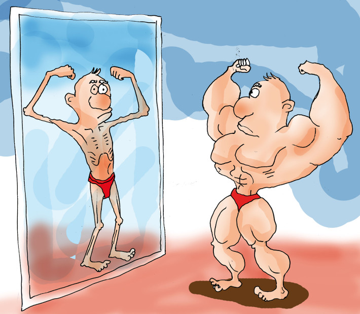 Làm việc quá nhiều (Bigorexia). Bigorexia hay Muscle dysmorphia là dạng rối loạn mà ở đó một người bị ám ảnh rằng anh ta không đủ vạm vỡ. Hội chứng này có thể khiến bệnh nhân:Liên tục soi lại mình trong gương; Đau khổ vì bỏ qua một bài tập thể dục; Sẵn sàng uống những loại thuốc nguy hiểm; Bỏ bê công việc/ bạn bè/ gia đình chỉ để luyện tập.