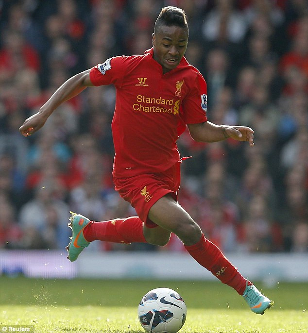 Raheem Sterling sinh năm 1994 là một tài năng khác của nước Anh. Sterling xuất thân từ đội trẻ của QPR nhưng được Liverpool chiêu mộ vào năm 2010 khi mới 16 tuổi. Tại Liverpool tiền đạo này đã chơi 63 trận và đã có 13 bàn thắng tại giải đấu cao nhất của nước Anh là Premier League.