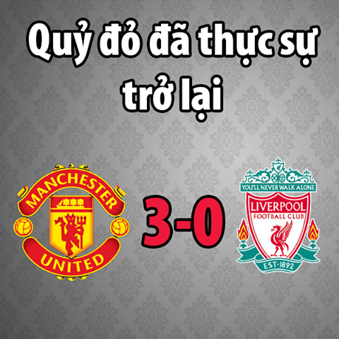 Trận đấu tâm điểm của Premier League tuần qua là cuộc chạm trán của Manchester United và Liverpool. Ở trận đấu này, Manchester United đã dễ dàng vùi dập đội bóng đến từ thành phố cảng Liverpool với tỷ số 3-0.