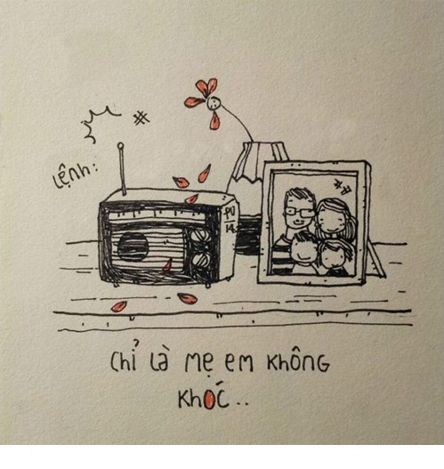 Bộ tranh "Chuyện trẻ con, ngắn lắm" của Thái Mỹ Phương ra đời cách đây không lâu đã khiến cư dân mạng ủng hộ nhiệt liệt không chỉ bởi những nét vẽ quá dễ thương mà còn bởi tính nhân văn, nhân bản của thông điệp hòa bình mà tác giả muốn gửi gắm đến người xem.
