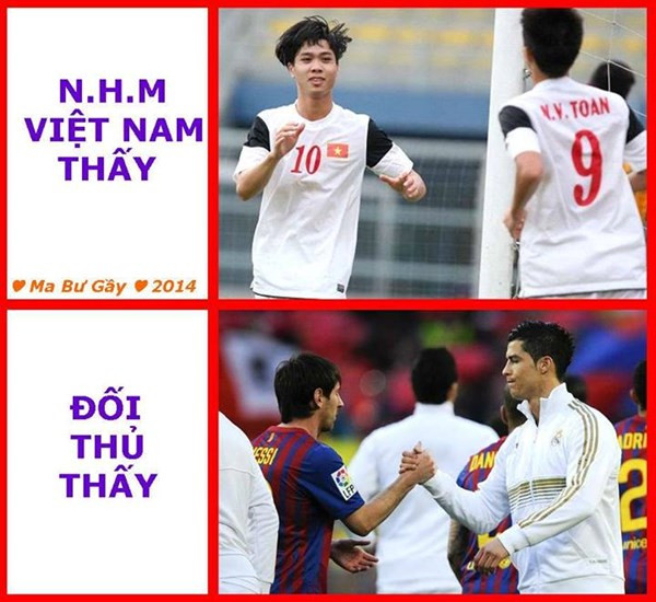 Ngay từ giải vô địch U19 Đông Nam Á 2013 được tổ chức tại Indonesia, Công Phượng đã được đánh giá là sự kết hợp của M10 và CR7.