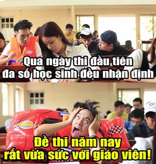 Nhận định hài hước về độ khó của đề thi Đại học năm nay là "vừa sức với giáo viên."