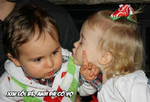 Bé đừng có dụ dỗ anh.