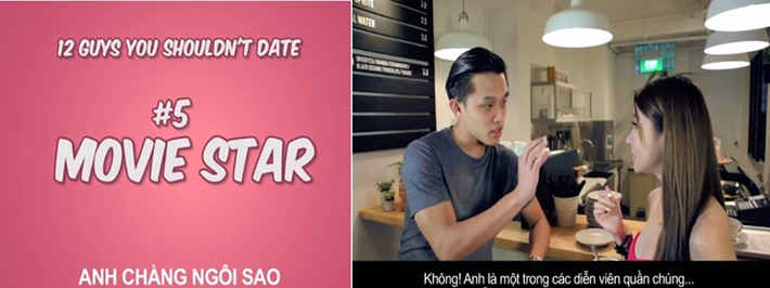 Anh ta luôn nghĩ mình là ngôi sao, trong khi chỉ coi bạn là nhân vật "siêu phụ". Một anh chàng như vậy sẽ khiến bạn thấy lố bịch khi hẹn hò cùng.