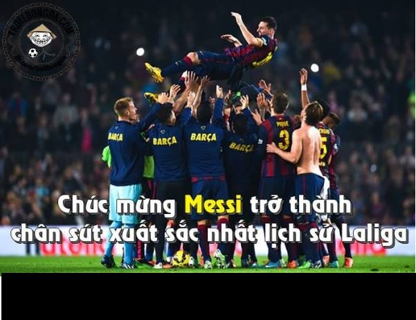 Còn với Messi thì hat-trick cuối tuần qua cũng đưa Messi trở thành cầu thủ ghi nhiều bàn nhất lịch sử La Liga.