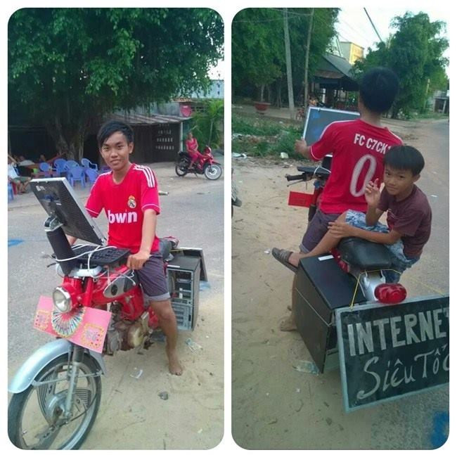 Đúng là siêu tốc! Internet muôn nơi!
