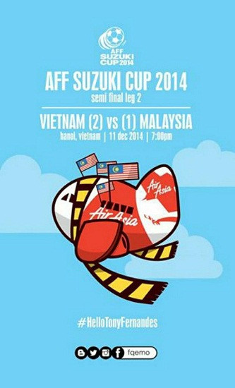 Mới đây, trên mạng xã hội Twitter, các hội Ultras Malaysia đã rủ nhau sang Việt Nam để cổ vũ trận bán kết lượt về giữa đội tuyển Việt Nam và Malaysia vào ngày 11/12 sắp tới.