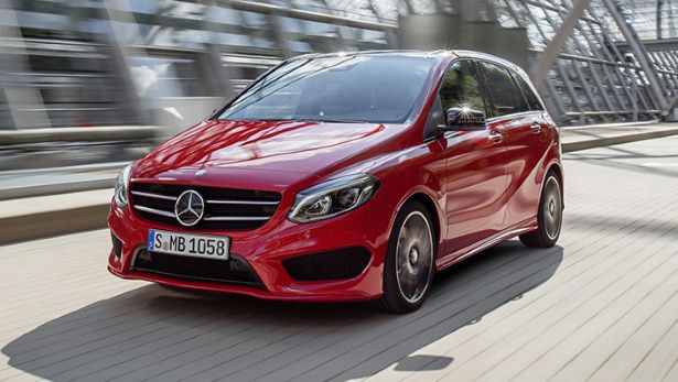 Mercedes B-Class 5 cửa thực chất được thiết kế dựa trên kiểu dáng của dòng xe Mercedes cỡ lớn.