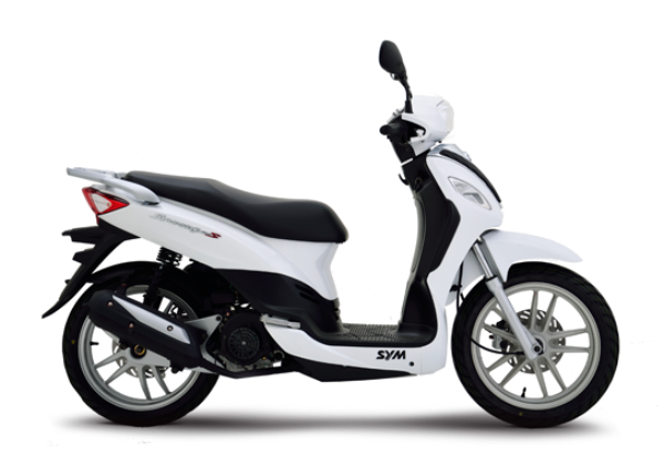 SYM Symphony 125 S: Xe được trang bị động cơ 4 thì, xi-lanh đơn, làm mát bằng không khí. Xe có thiết kế khá nhẹ nhàng, thanh lịch. Điểm trừ của mẫu xe này là khởi động vào buổi sáng chưa thực sự nhạy.