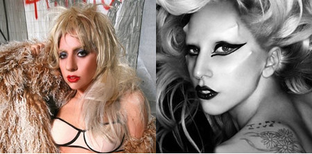 Khuôn mặt của cô ca sĩ nổi loạn Lady Gaga xinh đẹp hơn nhiều sau khi cô phẫu thuật mũi.