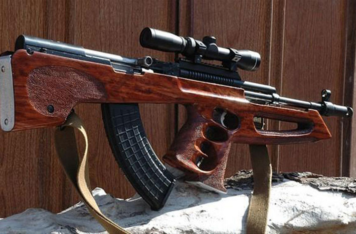 Type 56 được biến đổi thành súng trường kiểu bullpup với toàn bộ khối khóa nòng và hộp đạn lắp phía sau cò súng. Trên thân súng được cải tiến để lắp thêm ống ngắm.