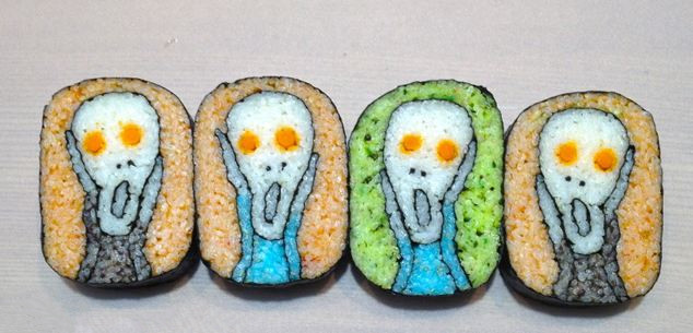 Tama - chan đã tự mình thiết kế ra các mẫu sushi mang nhiều hình thù khác nhau, từ các nhân vật hoạt hình đến các loại hoa, nàng tiên cá,…