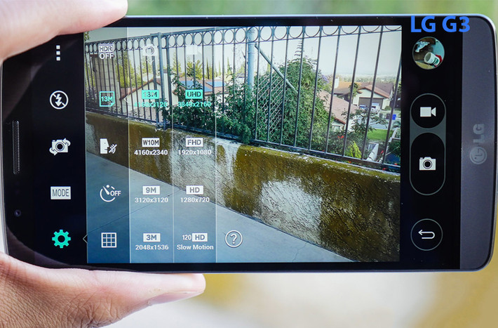 LG G3 (2,7 giây): Ở tốc độ 2,7 giây, LG G3 chụp ảnh nhanh bằng Galaxy Note 3. Rất ấn tượng!