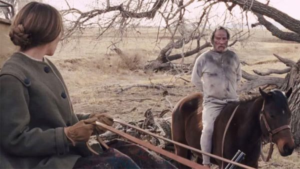 Để đổi lấy sự giúp đỡ của George Briggs (Tommy Lee Jones), Mary Bee Cuddy (Hilary Swank) đã cùng ông này hộ tống ba người phụ nữ mất trí từ Nebraska sang Iowa – là nội dung của phim "The Homesman".