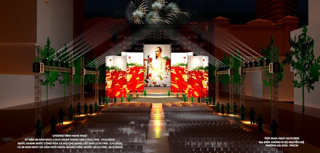 Chương trình diễn ra lúc 19h30 ngày 2/9/2025 tại 3 điểm cầu và được trực tiếp trên HTV1 anh-sao-doc-lap-03.jpg