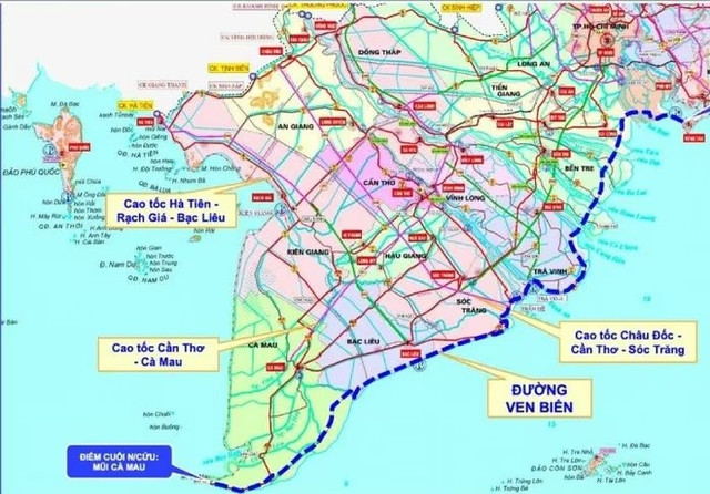 Dự án tuyến đường bộ ven biển địa phận tỉnh Tiền Giang kết nối với Bến Tre và Long An cũ phát triển hành lang ven biển phía Nam. 8.jpg