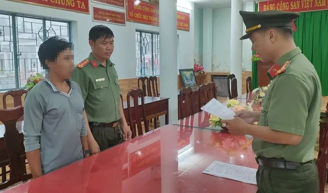 lệnh bắt bị can để tạm giam đối với Giang Chí Hùng. Ảnh: CACC 1.jpg