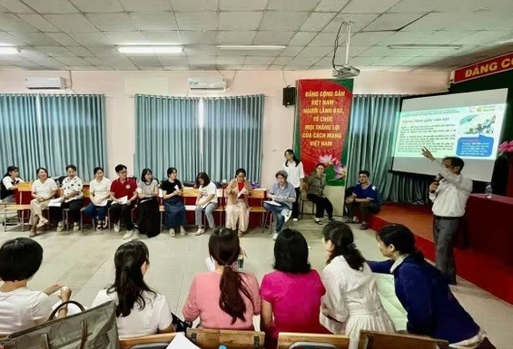 Quang cảnh lớp bồi dưỡng Quang cảnh lớp bồi dưỡng