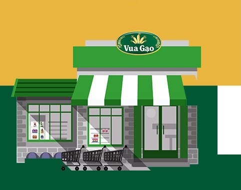 Công ty CP Thực phẩm thiên nhiên King Green nổi tiếng với thương hiệu "Vua Gạo", hiện nay đã có mặt tại rất nhiều siêu thị bán lẻ lớn trên cả nước (Ảnh minh họa) vua-gao-01.jpg