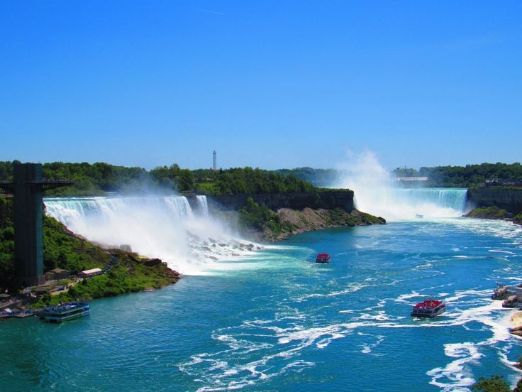 Důležitý zdroj vodní energie. Niagarské vodopády poskytují velké množství vodní energie a uspokojují tak elektřinu milionů domácností v USA a Kanadě. Foto: Pinterest. Nguồn thủy điện quan trọng. Thác Niagara cung cấp năng lượng thủy điện lớn, đáp ứng nhu cầu điện cho hàng triệu hộ gia đình ở Mỹ và Canada. Ảnh: Pinterest.