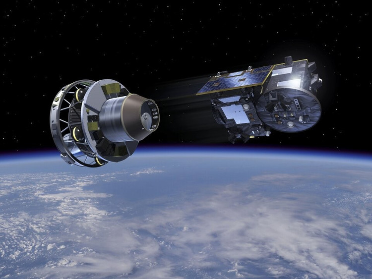 ภารกิจ Proba-3 มูลค่า 210 ล้านเหรียญสหรัฐใช้ดาวเทียม 2 ดวง โดยดวงหนึ่งเป็นจานรับแสง และอีกดวงหนึ่งเป็นกล้องโทรทรรศน์ เพื่อปรับตำแหน่งของดาวเทียมให้ตรงกันจนคลาดเคลื่อนเพียงความหนาเท่าเล็บมือ ภาพ: ESA Sứ mệnh Proba-3 trị giá 210 triệu USD sử dụng hai vệ tinh, một làm đĩa chắn và một mang kính thiên văn, đồng bộ vị trí chính xác đến mức sai lệch chỉ bằng độ dày móng tay. Ảnh: ESA.