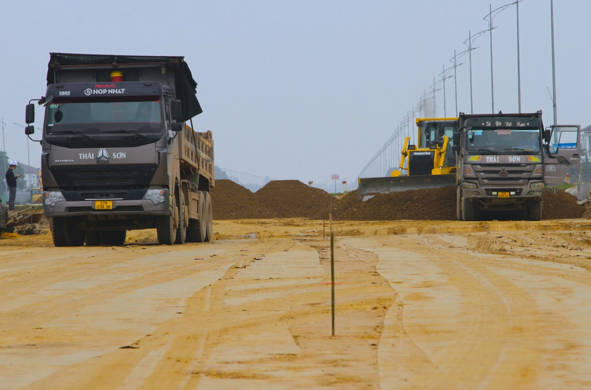 Mục sở thị công trường đại lộ nghìn tỷ Vinh - Cửa Lò