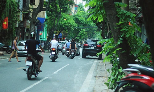 Loạn ô tô đỗ sai ngày chẵn lẻ trên phố Hà Nội