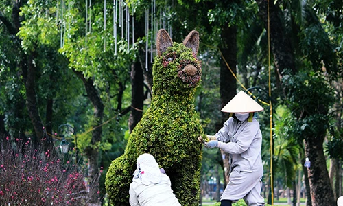 Cận cảnh 12 con giáp “khủng” mang ý nghĩa đặc biệt ở Hà Nội