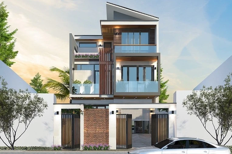 Mẫu nhà ống 3 tầng hiện đại đáng đồng tiền bát gạo