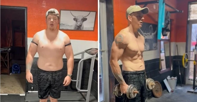 Bỏ uống nước ngọt, chàng trai giảm 70 kg sau 9 tháng 