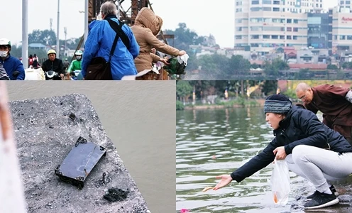 Ngán ngẩm hình ảnh xấu xí ngày tiễn ông Công ông Táo về trời