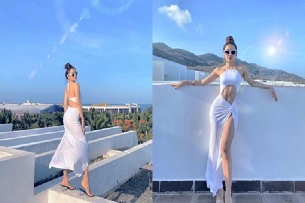 Phương Trinh Jolie diện váy cắt xẻ tứ bề quyến rũ “đốt mắt”