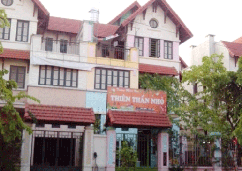 Trường mầm non Thiên Thần Nhỏ nơi xảy ra sự việc đau lòng