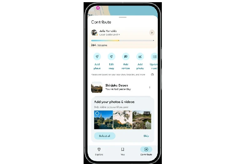Google Maps dùng AI viết chú thích ảnh tự động