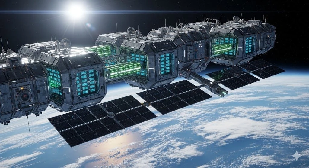 1 triệu vệ tinh AI đe dọa Trái Đất quá tải năng lượng