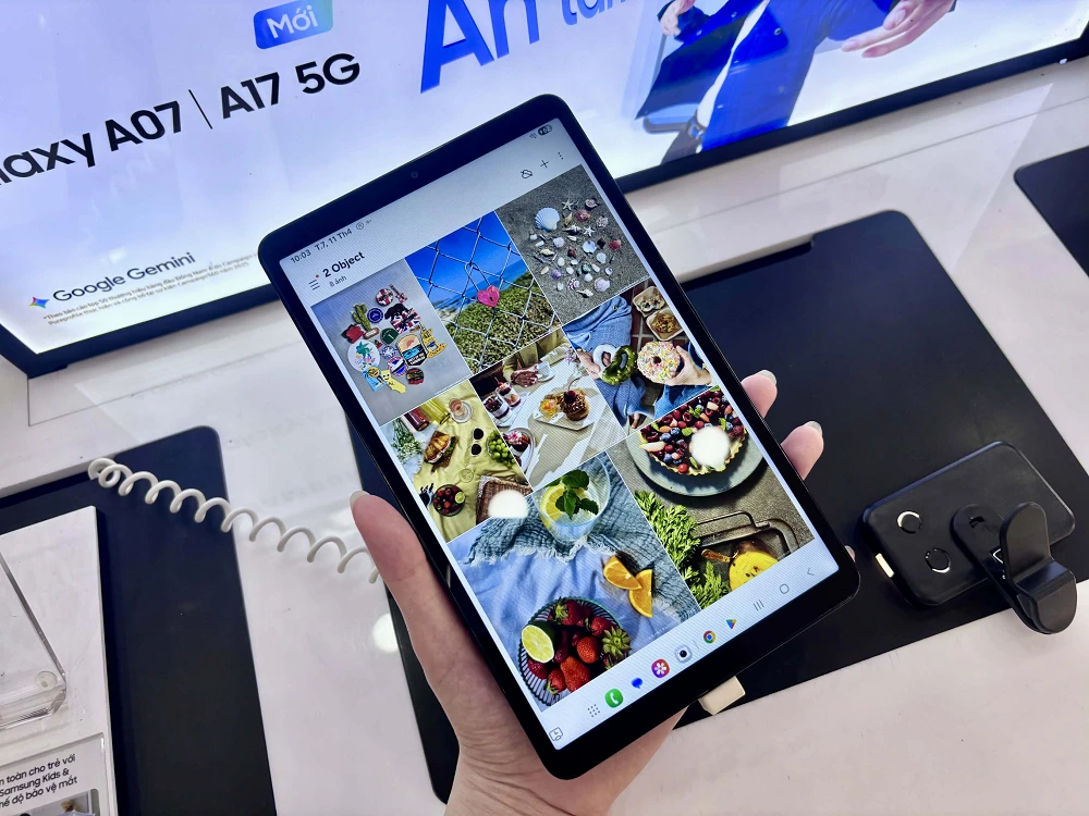Galaxy Tab A11 màn hình 8.7 inch pin 5100mAh cho học tập giải trí