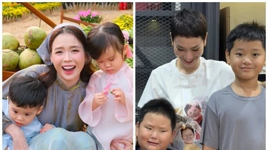 Nhóc tì nhà sao Việt là "thánh biểu cảm", gia đình luôn vui như Tết