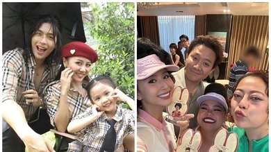 Trấn Thành vui vẻ, Văn Mai Hương selfie hậu trường phim "Thỏ ơi"