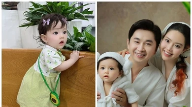 Con gái xinh như búp bê của Bảo Anh - Bằng Cường