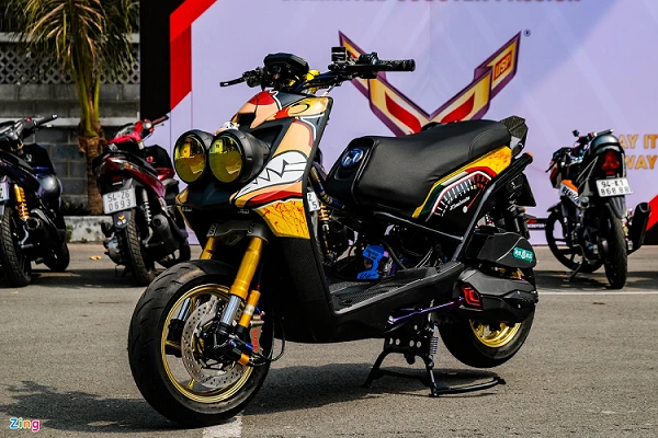 Dân chơi Sài Gòn độ xe ga Yamaha BWS hơn 200 triệu