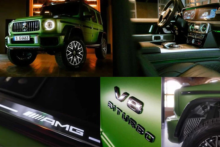 Mercedes-AMG G63 khiến hot girl Việt "mê mệt" thêm bản gầm cao