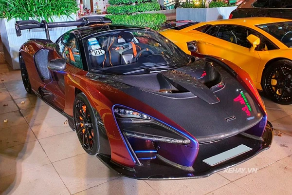 Ngắm siêu xe McLaren Senna triệu đô đại gia Sài Gòn tặng vợ