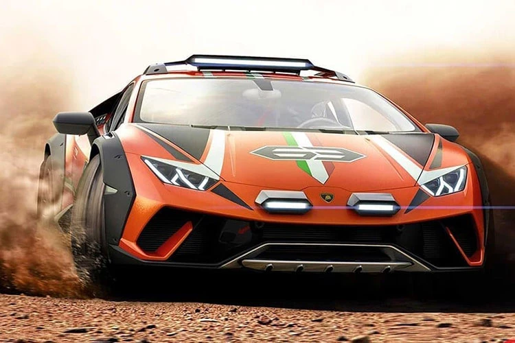 Lamborghini Huracan Sterrato bản off-road bị "tóm sống" khi chạy thử