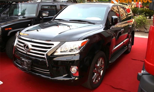 Cận cảnh Lexus LX570 bọc thép của Công An Việt Nam